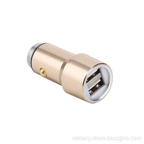 Aluminium alloy smart car charger